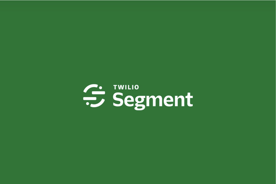 Twilio Segment logo on a green background